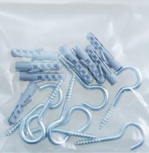 Крюк-полукольцо с дюбелем  Стройбат 8 мм (3 шт)  картинка